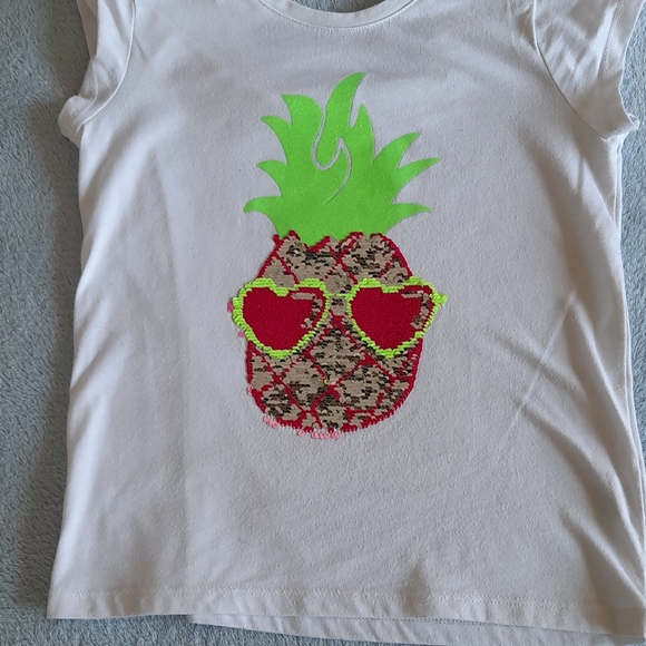 The Children's Place Other - Flip sequin pineapple shirt